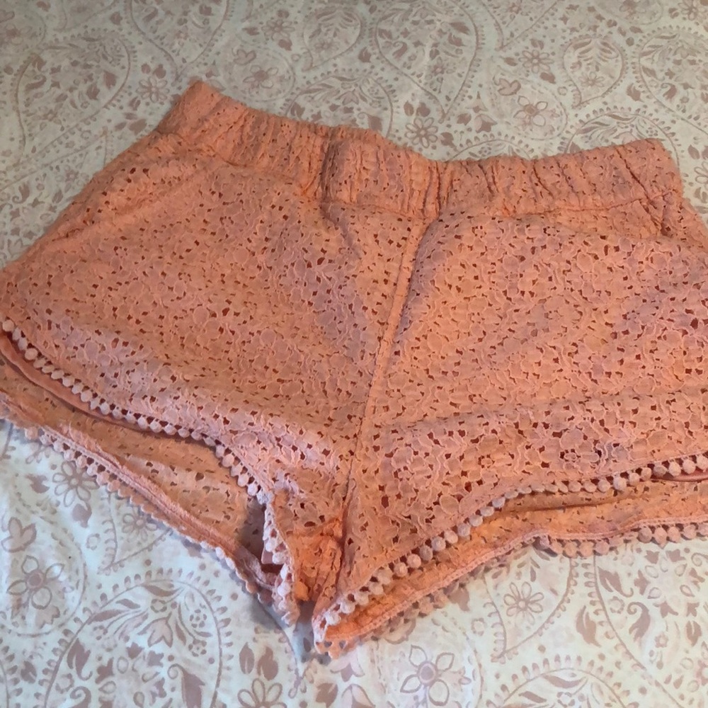 Zara lace shorts